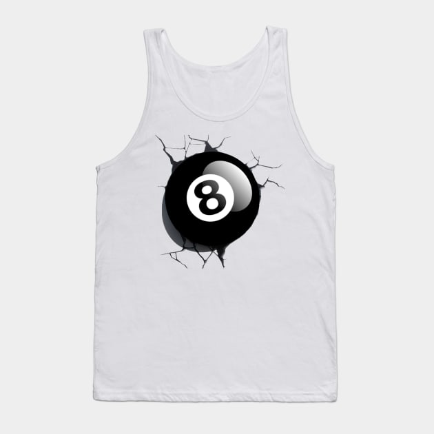 Eight Ball Tank Top by Reinrab